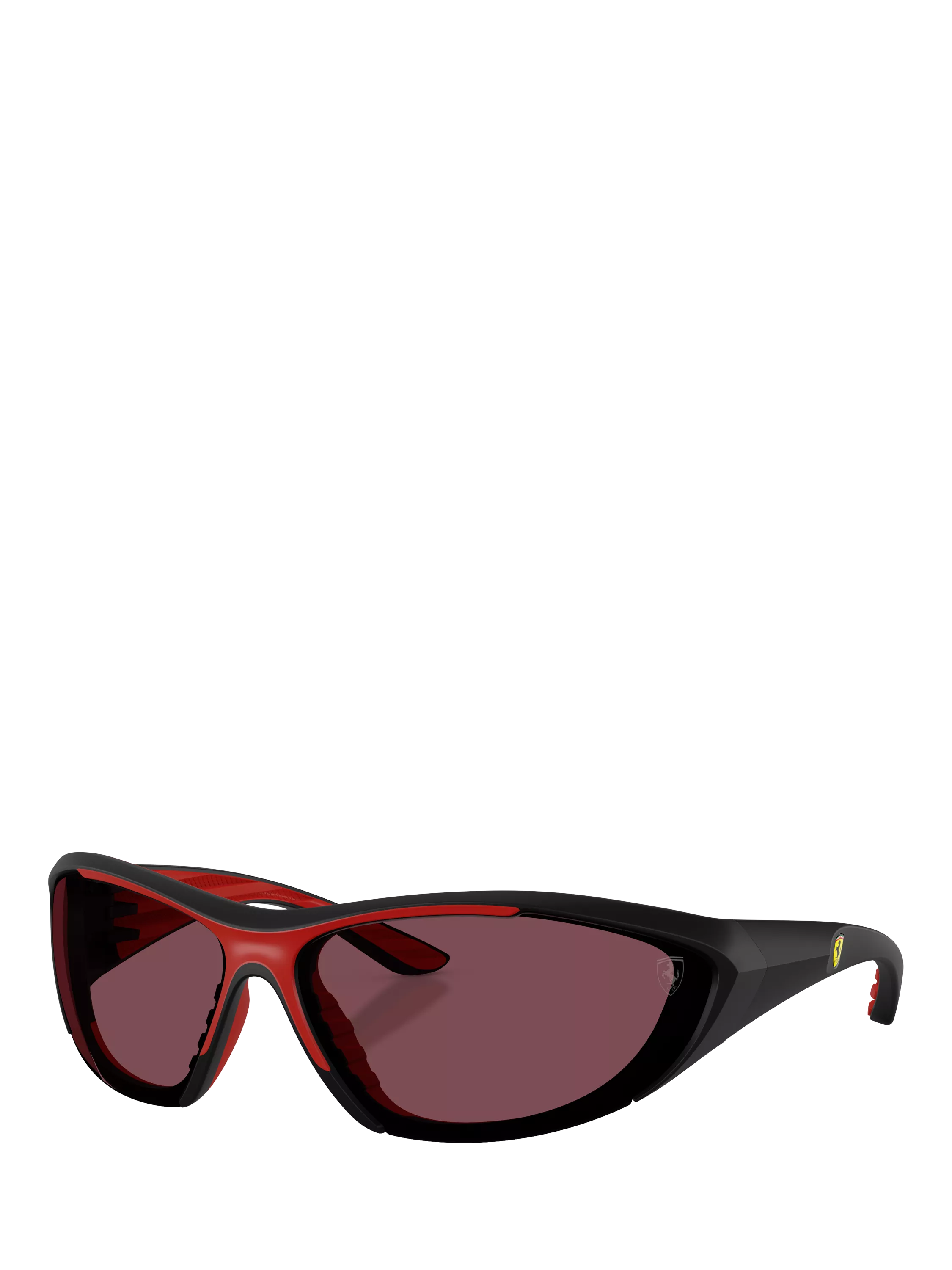 Scuderia Ferrari women's cat's eye sunglasses black red, UK version