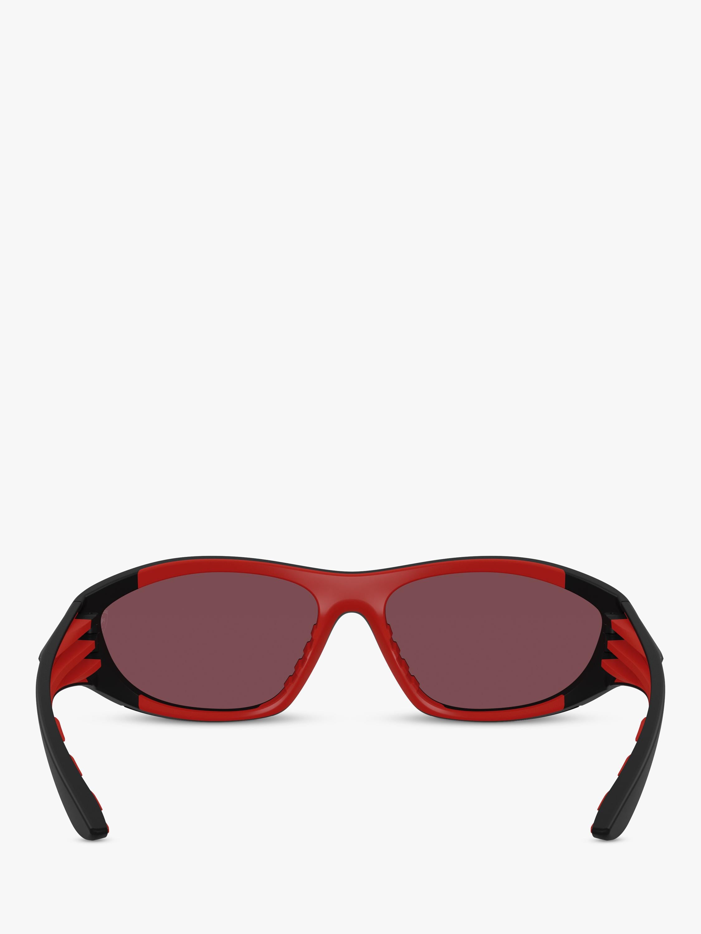 Scuderia Ferrari women's cat's eye sunglasses black red, UK version