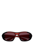 Scuderia Ferrari women's cat's eye sunglasses black red, UK version