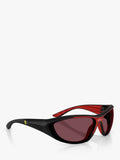 Scuderia Ferrari women's cat's eye sunglasses black red, UK version