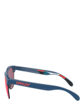Oakley OO9374 square sunglasses with mirrored pink lenses, imported from the UK