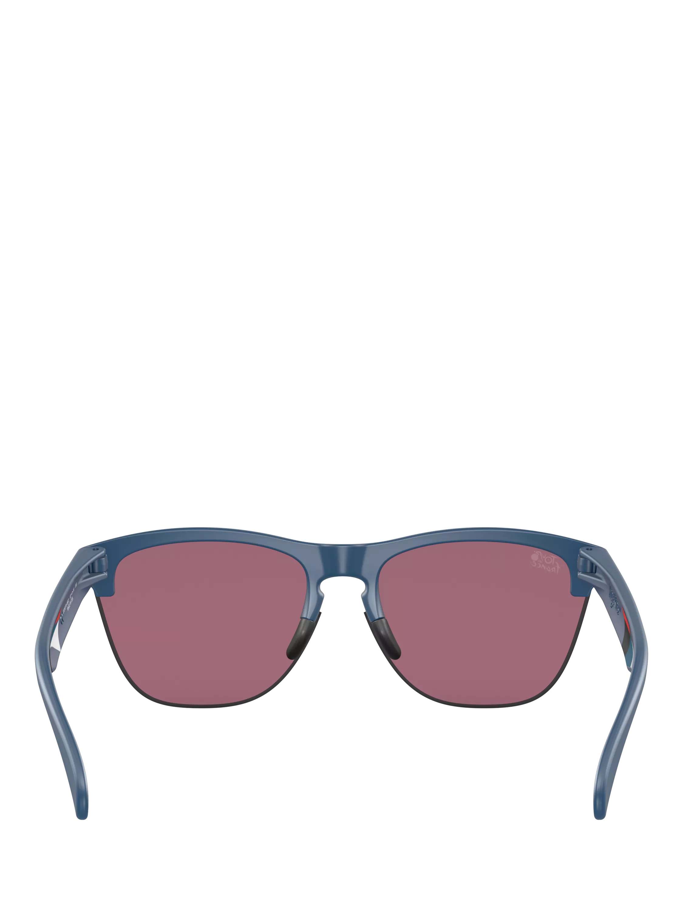 Oakley OO9374 square sunglasses with mirrored pink lenses, imported from the UK