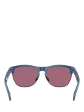Oakley OO9374 square sunglasses with mirrored pink lenses, imported from the UK