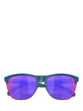 Oakley OO9374 square sunglasses with mirrored pink lenses, imported from the UK