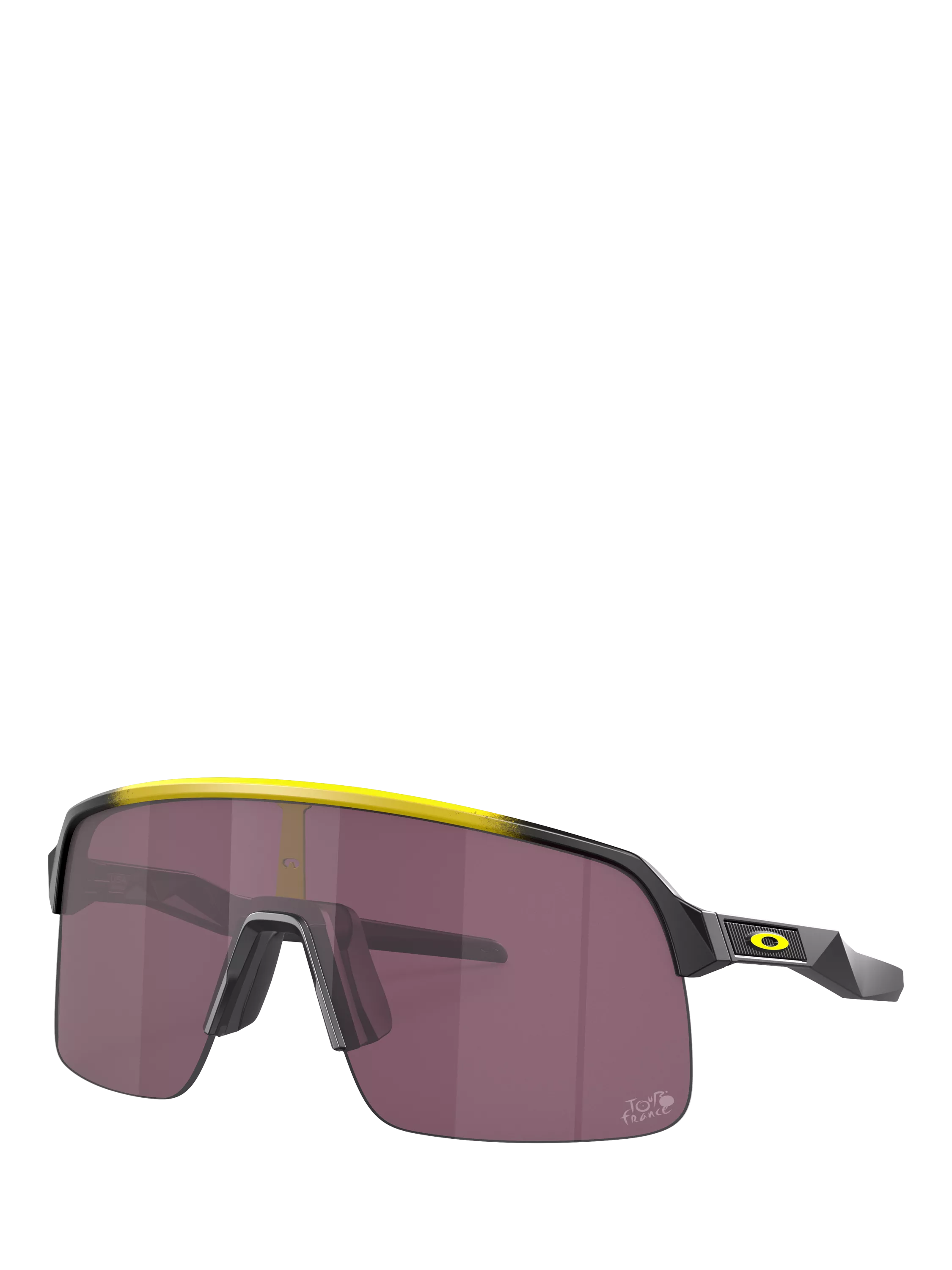 Oakley men's wrap sunglasses yellow grey fade polycarbonate, UK version