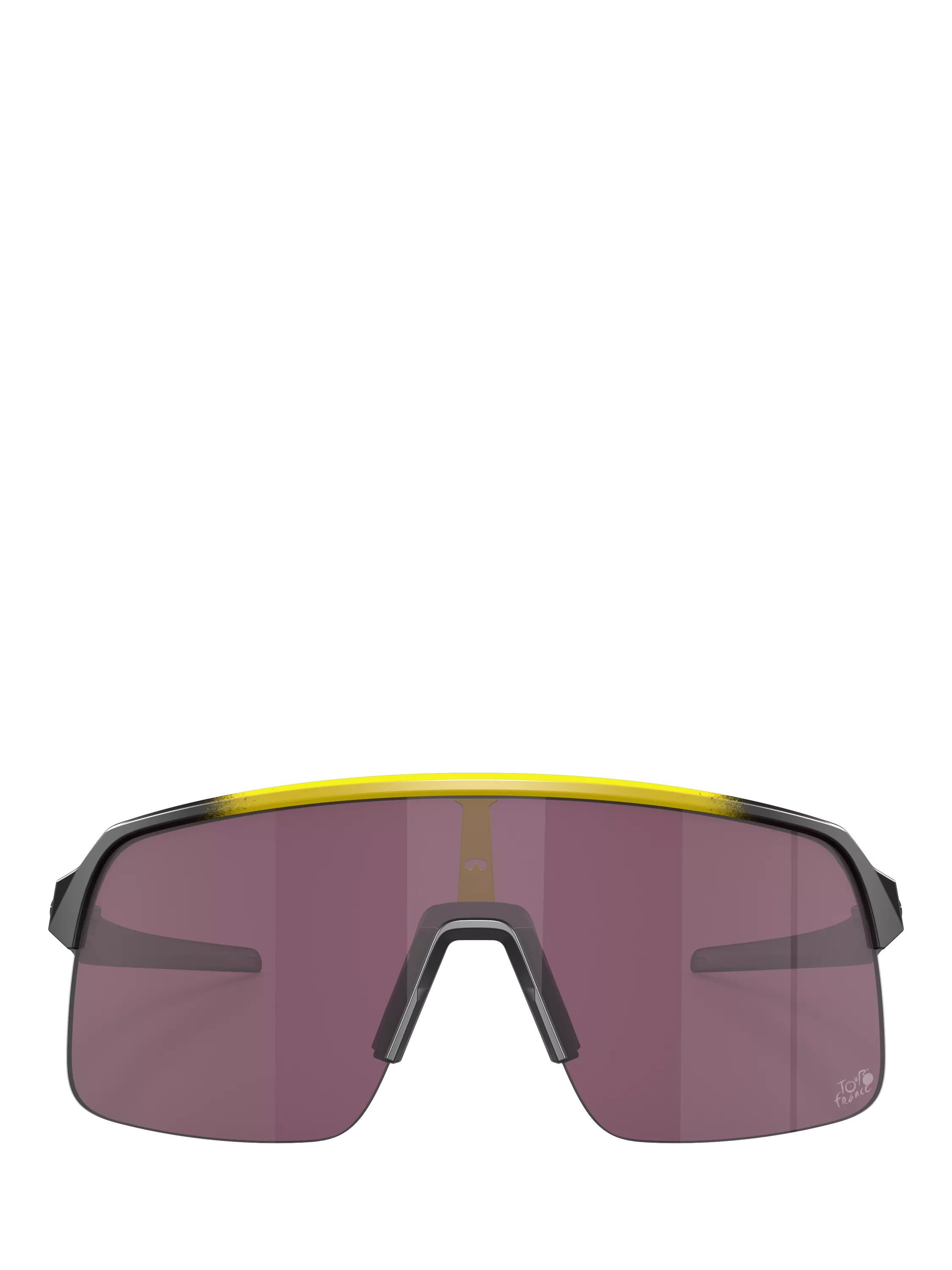Oakley men's wrap sunglasses yellow grey fade polycarbonate, UK version
