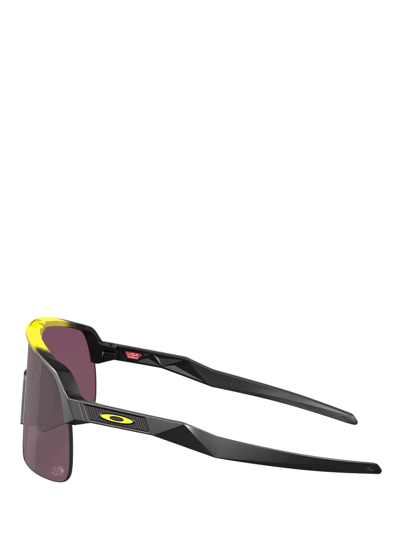 Oakley men's wrap sunglasses yellow grey fade polycarbonate, UK version