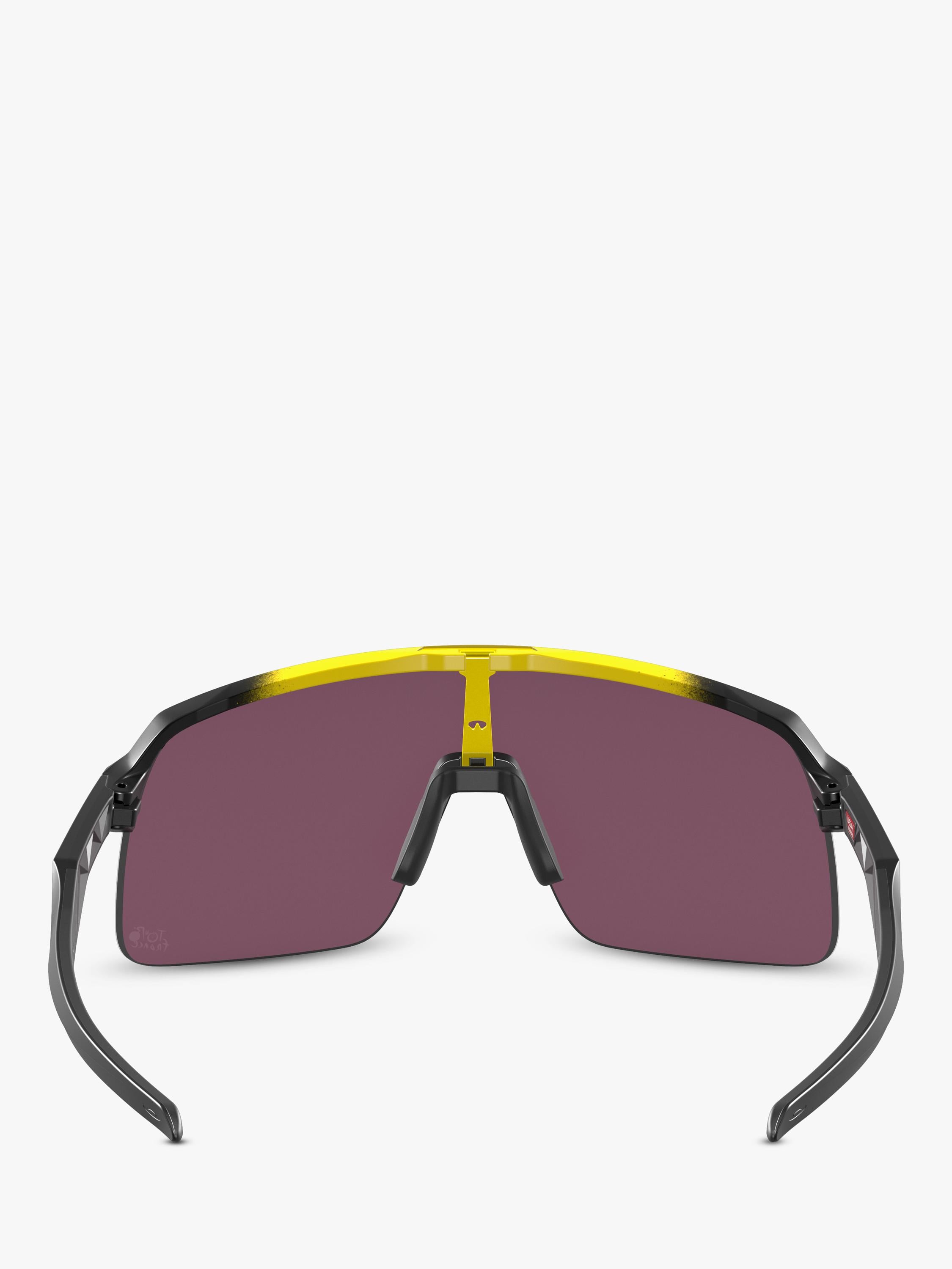 Oakley men's wrap sunglasses yellow grey fade polycarbonate, UK version