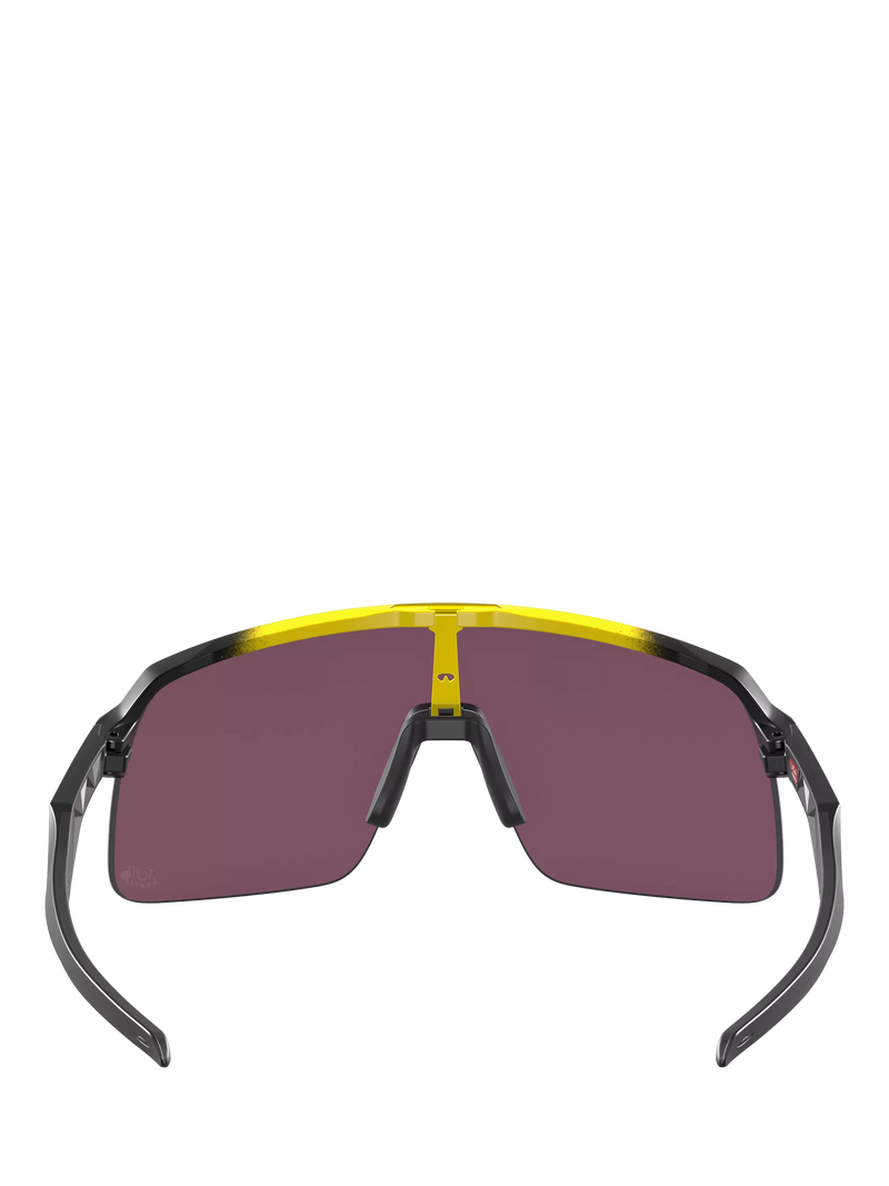 Oakley men's wrap sunglasses yellow grey fade polycarbonate, UK version