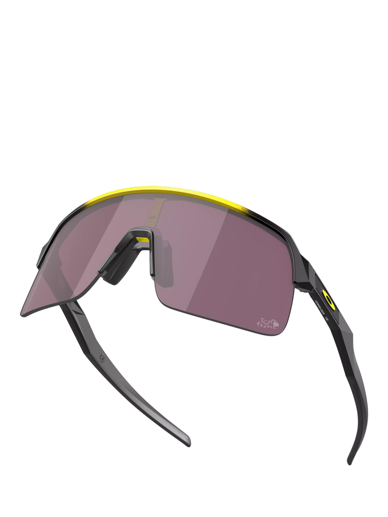 Oakley men's wrap sunglasses yellow grey fade polycarbonate, UK version