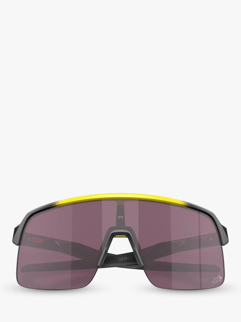 Oakley men's wrap sunglasses yellow grey fade polycarbonate, UK version