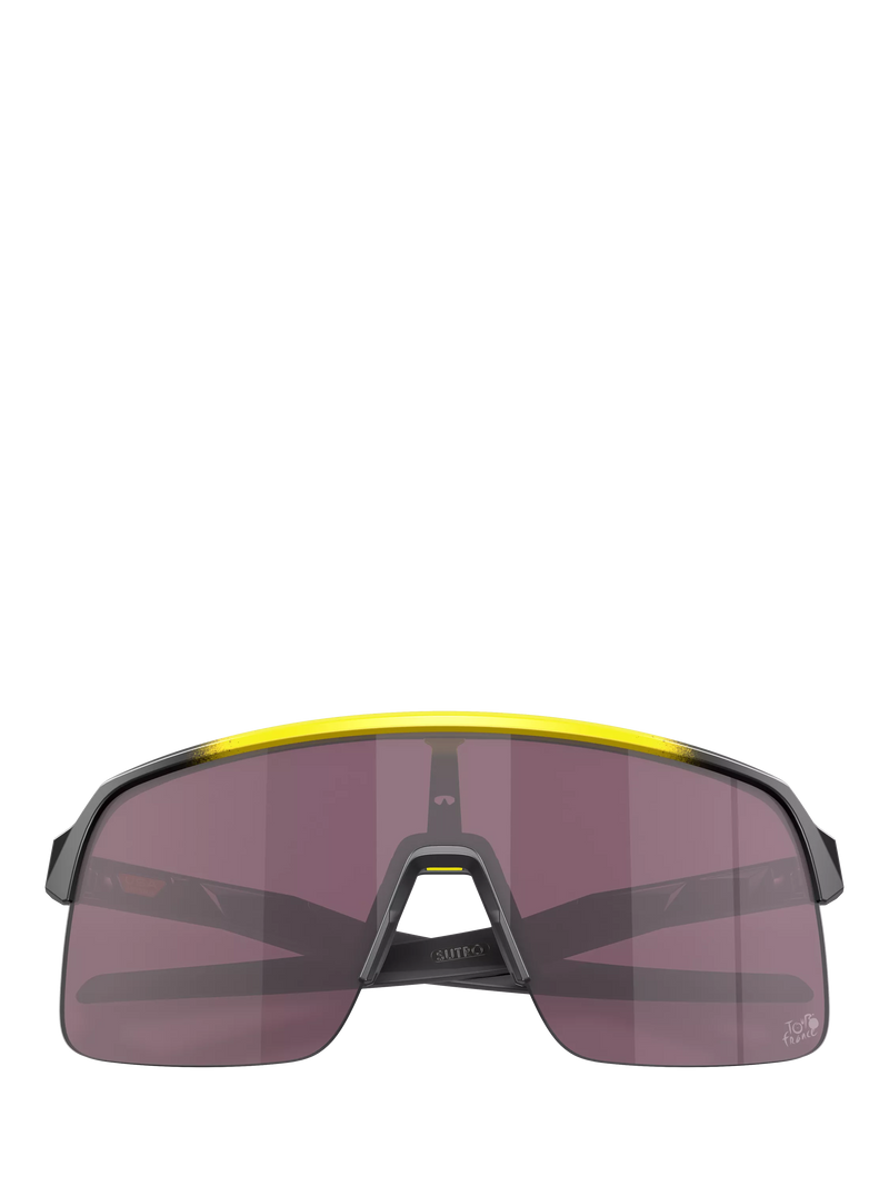 Oakley men's wrap sunglasses yellow grey fade polycarbonate, UK version