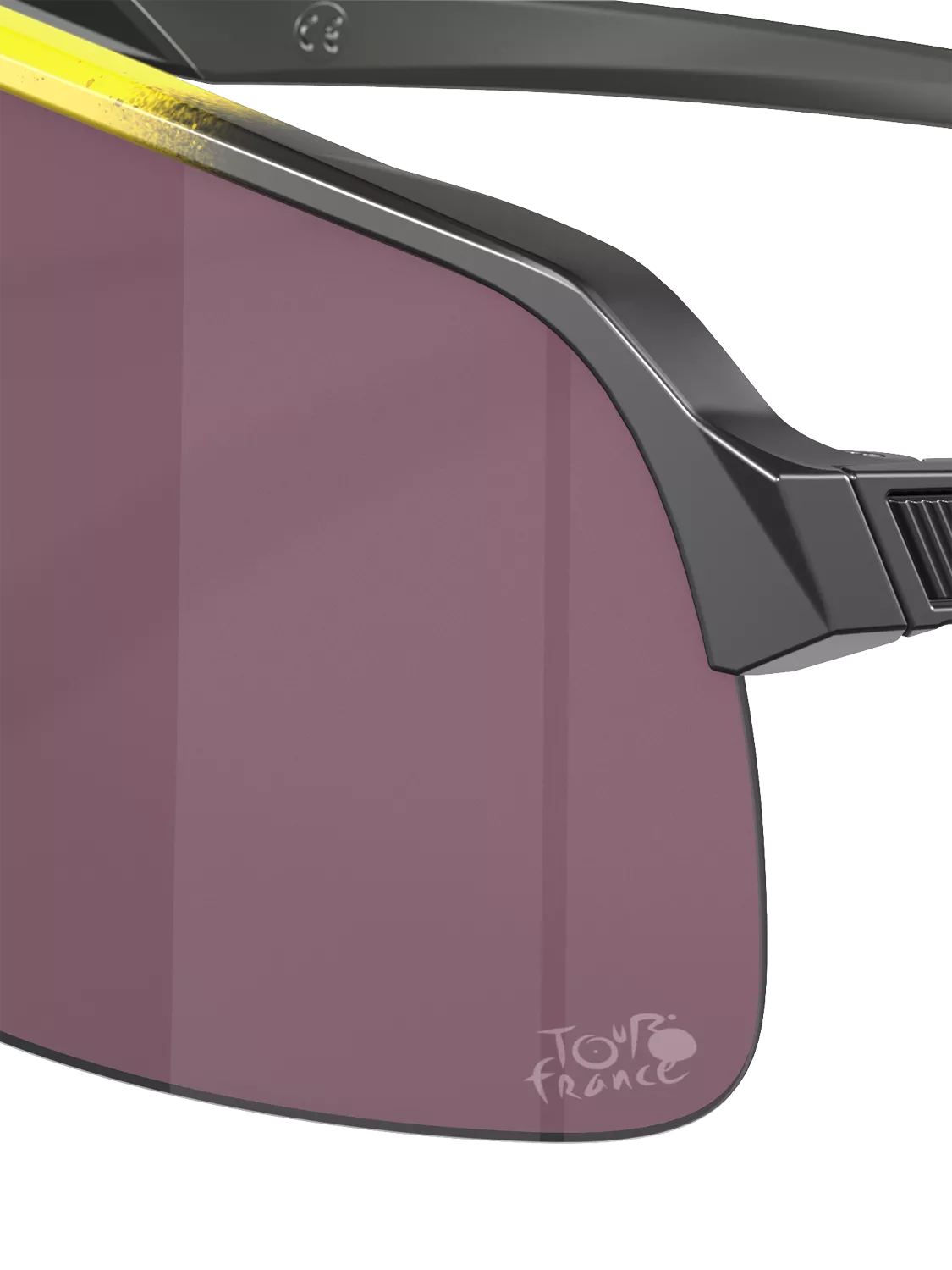 Oakley men's wrap sunglasses yellow grey fade polycarbonate, UK version