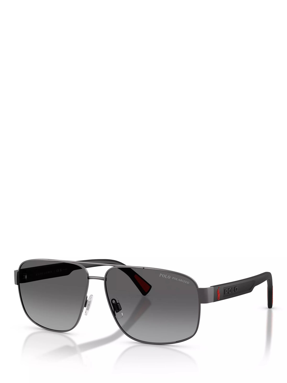 Ralph Lauren aviator sunglasses dark gunmetal 61mm, imported from the UK