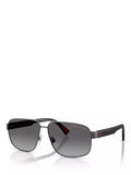 Ralph Lauren aviator sunglasses dark gunmetal 61mm, imported from the UK