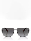 Ralph Lauren aviator sunglasses dark gunmetal 61mm, imported from the UK