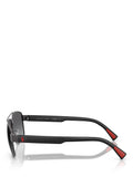 Ralph Lauren aviator sunglasses dark gunmetal 61mm, imported from the UK