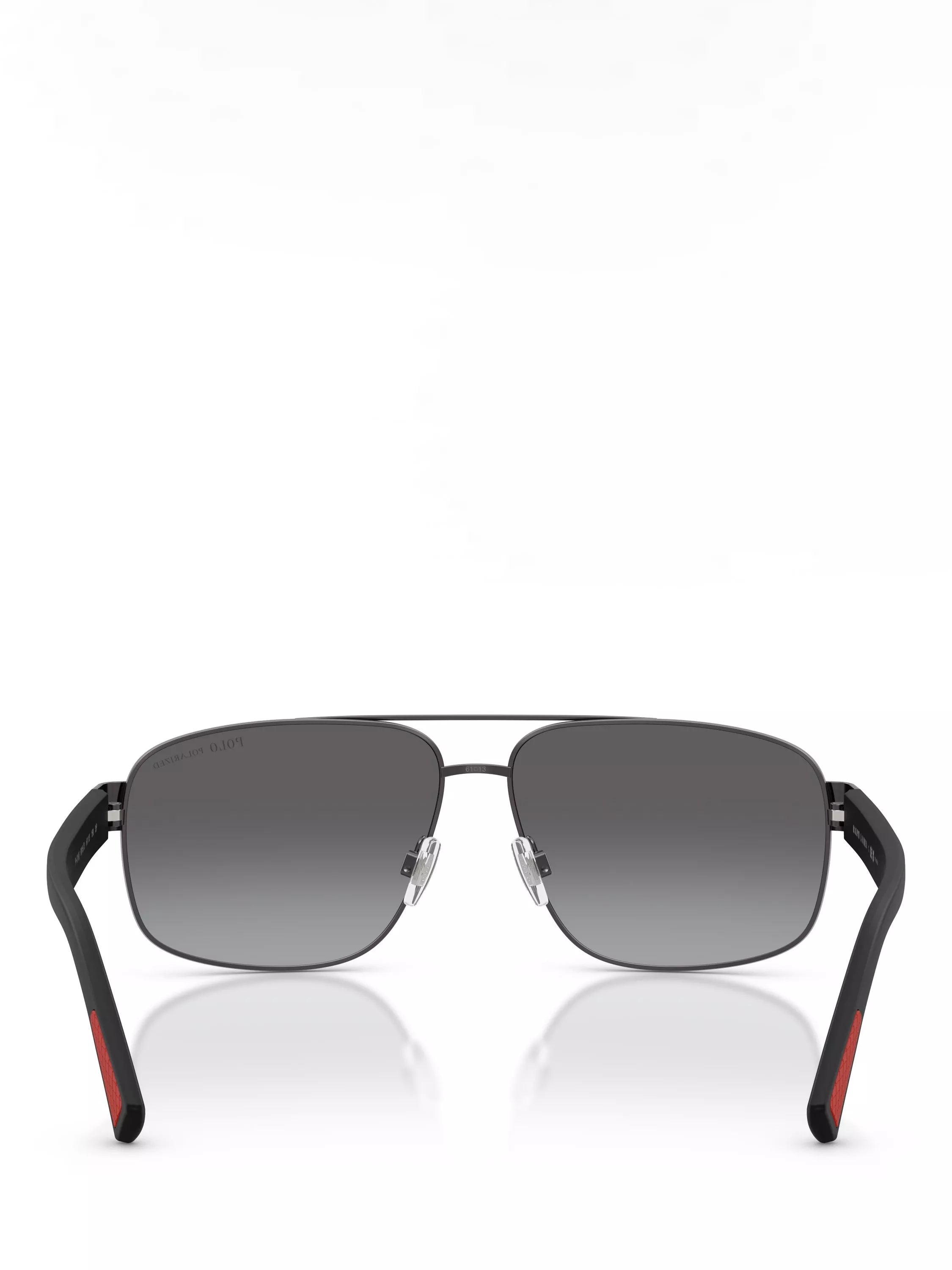 Ralph Lauren aviator sunglasses dark gunmetal 61mm, imported from the UK
