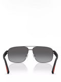 Ralph Lauren aviator sunglasses dark gunmetal 61mm, imported from the UK