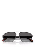 Ralph Lauren aviator sunglasses dark gunmetal 61mm, imported from the UK