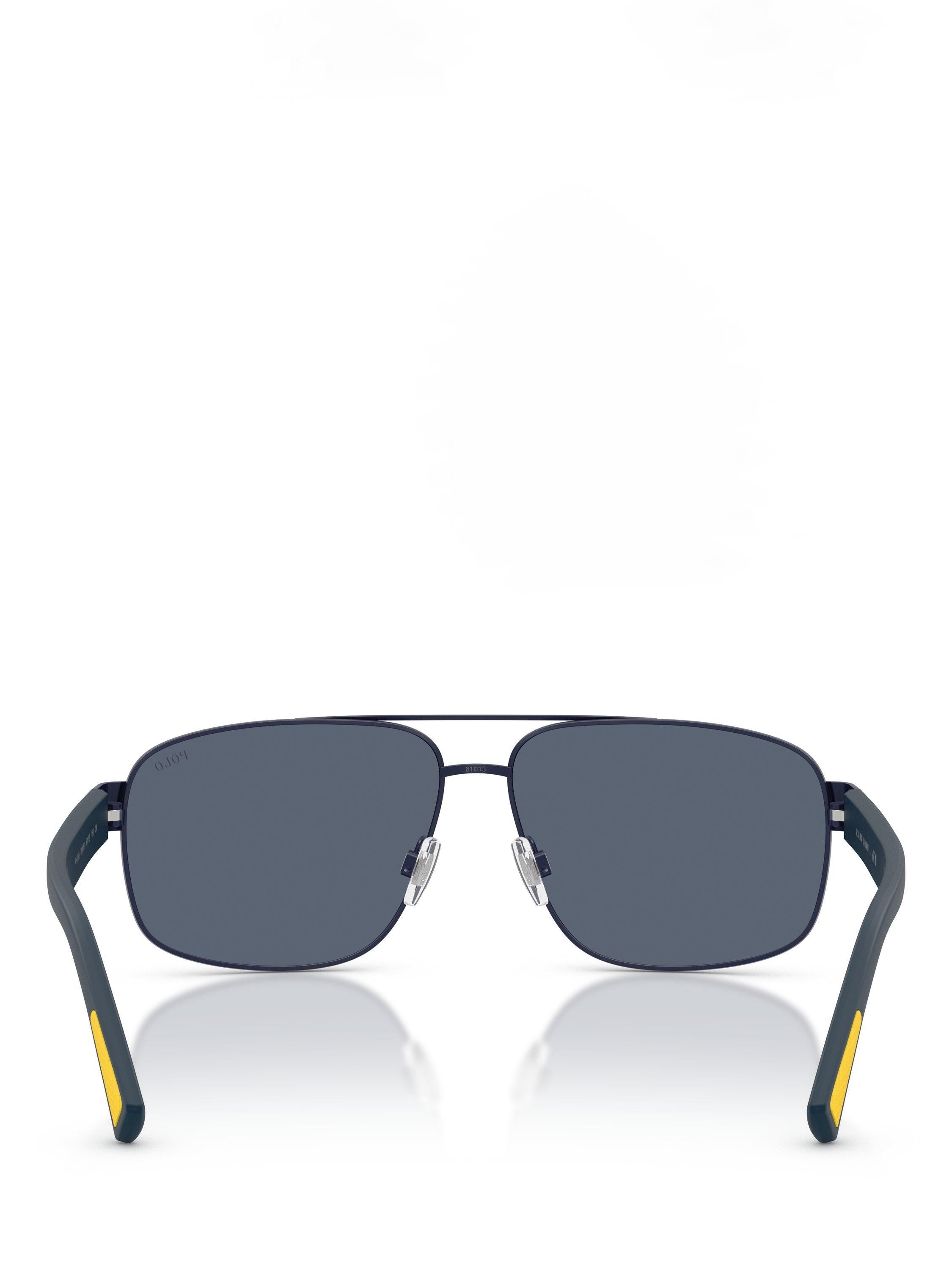 Ralph Lauren aviator sunglasses in navy blue - British product