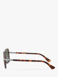 Persol PO2475S men's polarised square sunglasses Havana Green, UK version