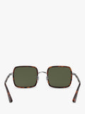 Persol PO2475S men's polarised square sunglasses Havana Green, UK version