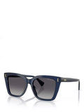 Ralph Lauren square sunglasses with blue frame and grey lenses (British brand)