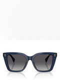 Ralph Lauren square sunglasses with blue frame and grey lenses (British brand)