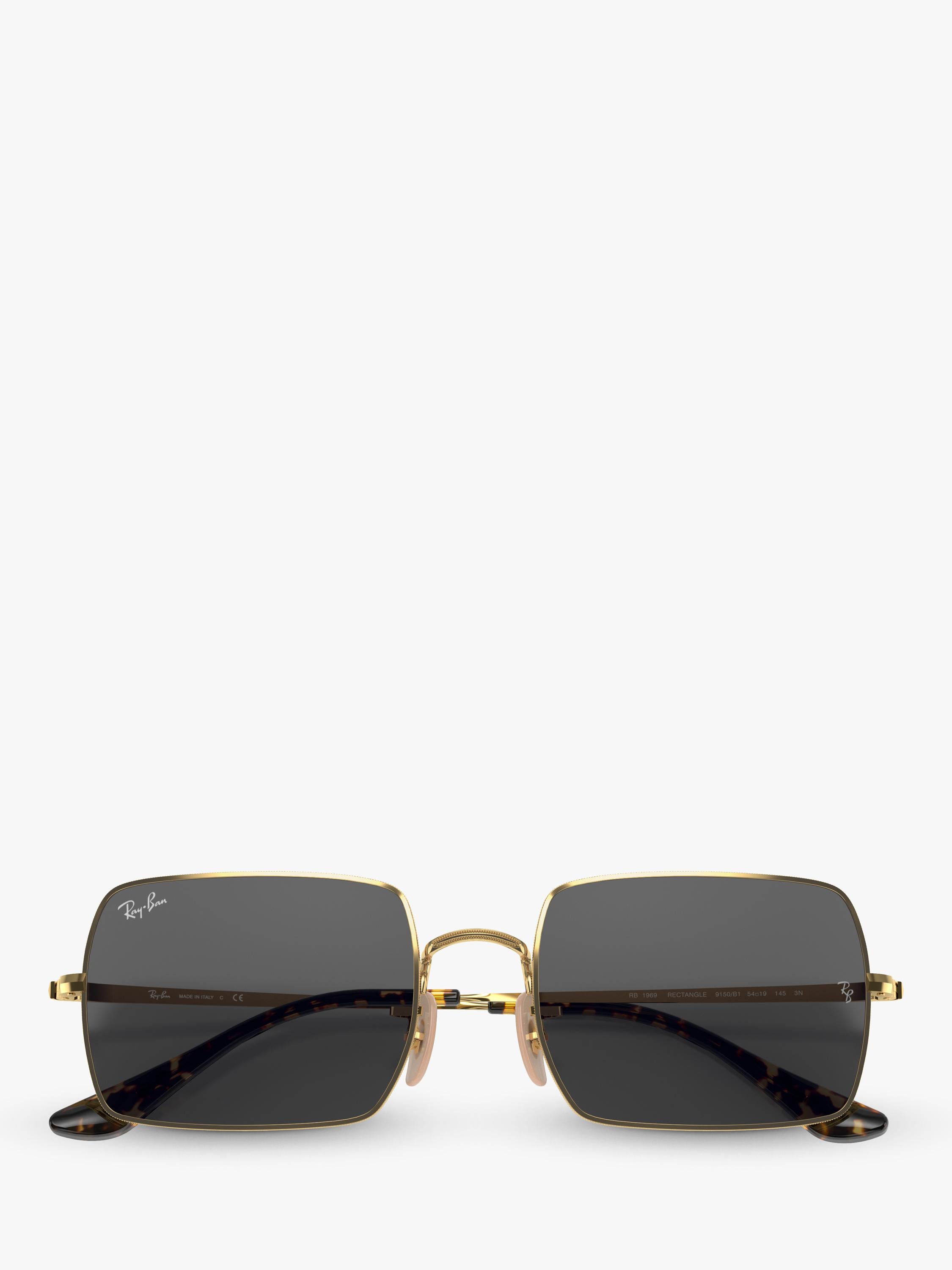 Ray-Ban rectangular sunglasses RB1969 Arista Gold, UK version