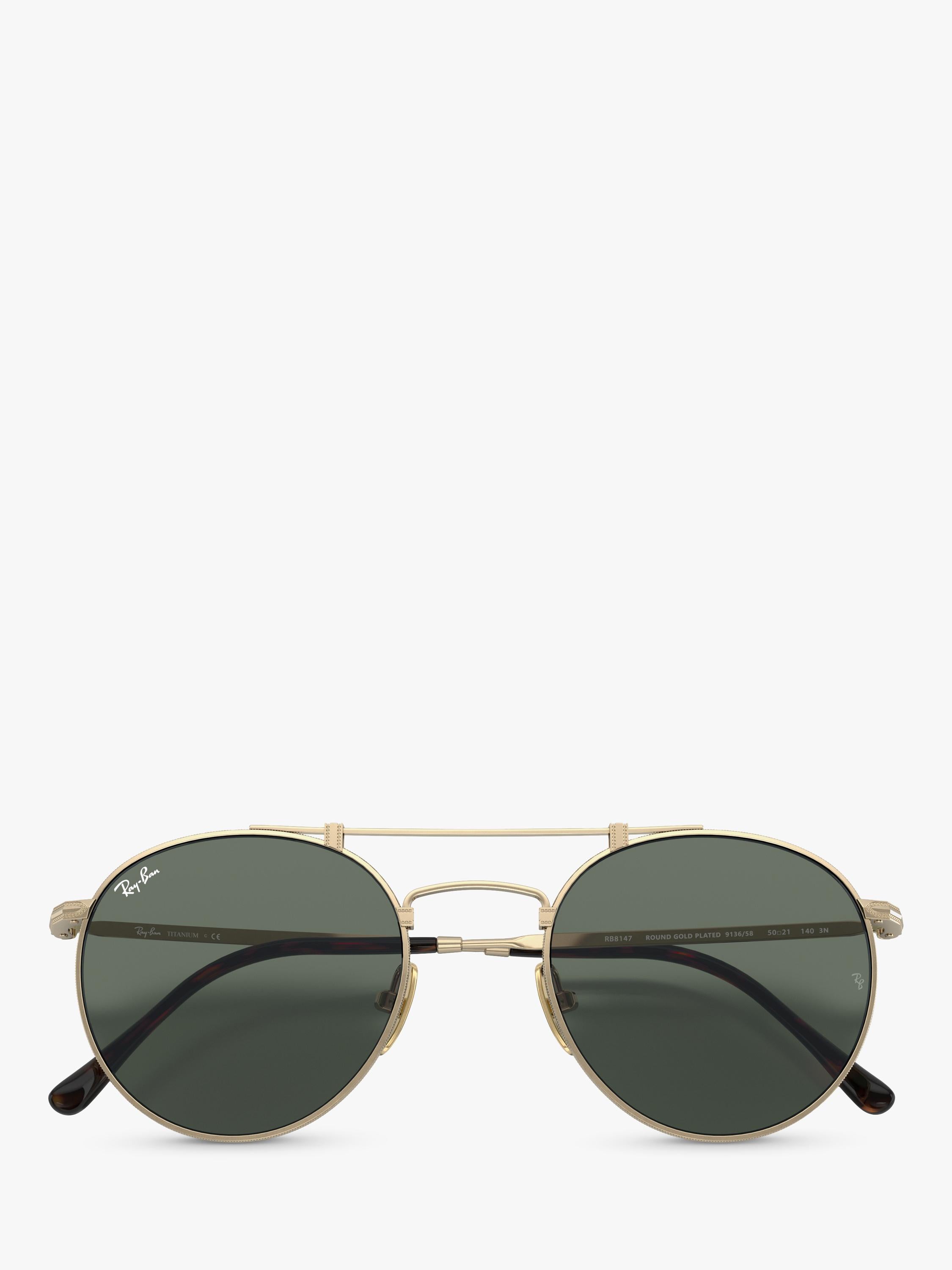 Ray-Ban round gold sunglasses 50mm (British brand)