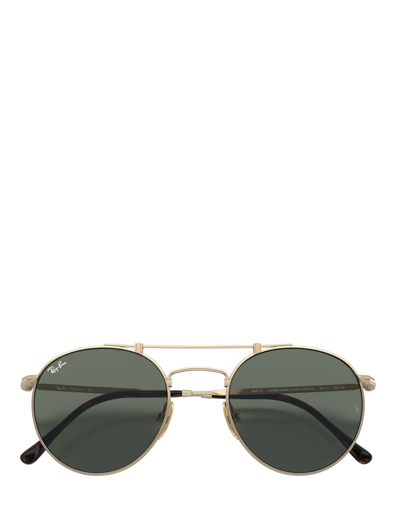 Ray-Ban round gold sunglasses 50mm (British brand)