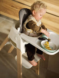Stokke Steps baby set cushion dark grey melange - British product