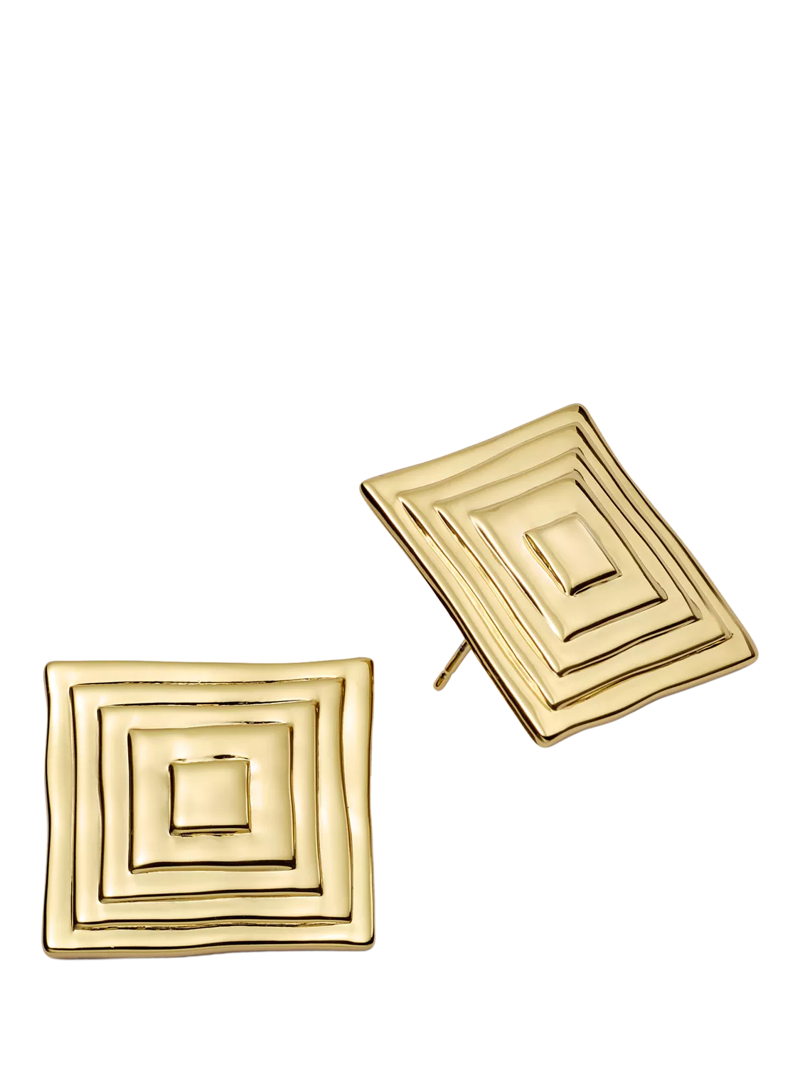 Daisy London gold stud earrings 20mm (British brand)