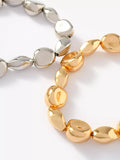 Mint Velvet beaded bracelet set gold silver, imported from the UK