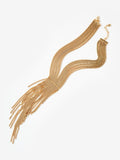 Mint Velvet gold fringe drop necklace 44cm, imported from the UK