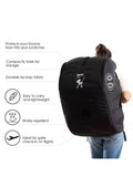 Doona padded travel bag black, imported from the UK
