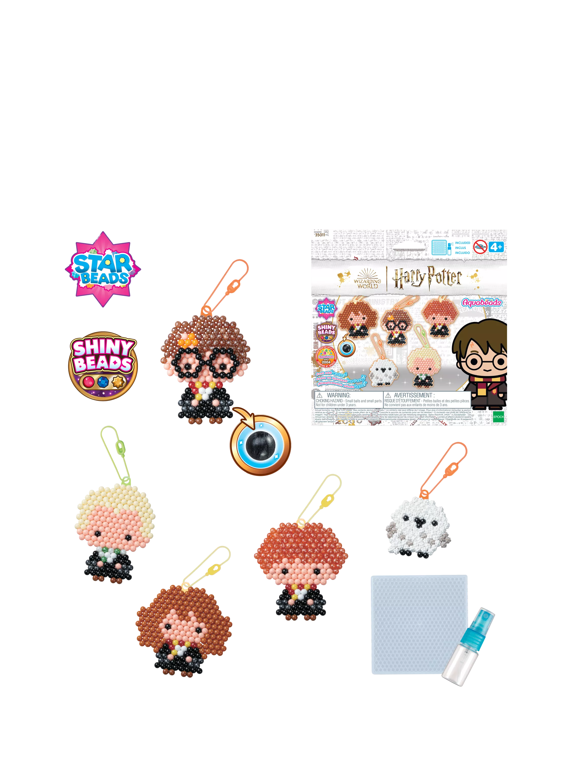Aquabeads Harry Potter keychain craft kit, imported from the UK