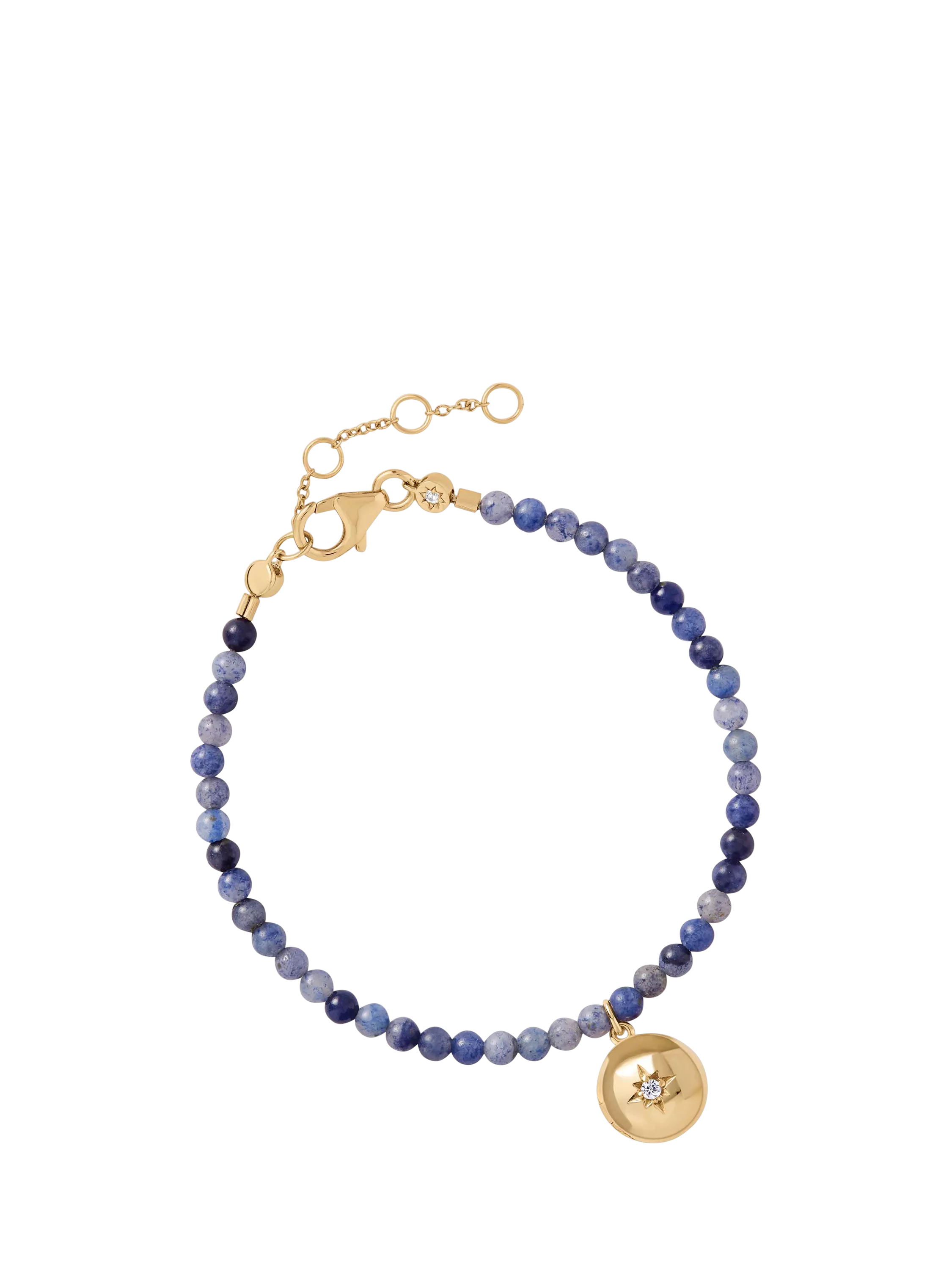 Astley Clarke blue aventurine locket bracelet - British product