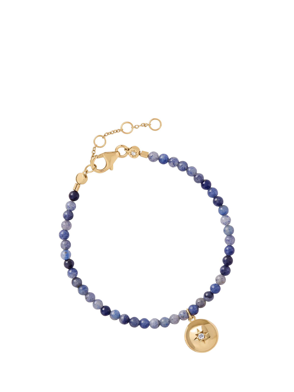 Astley Clarke blue aventurine locket bracelet - British product