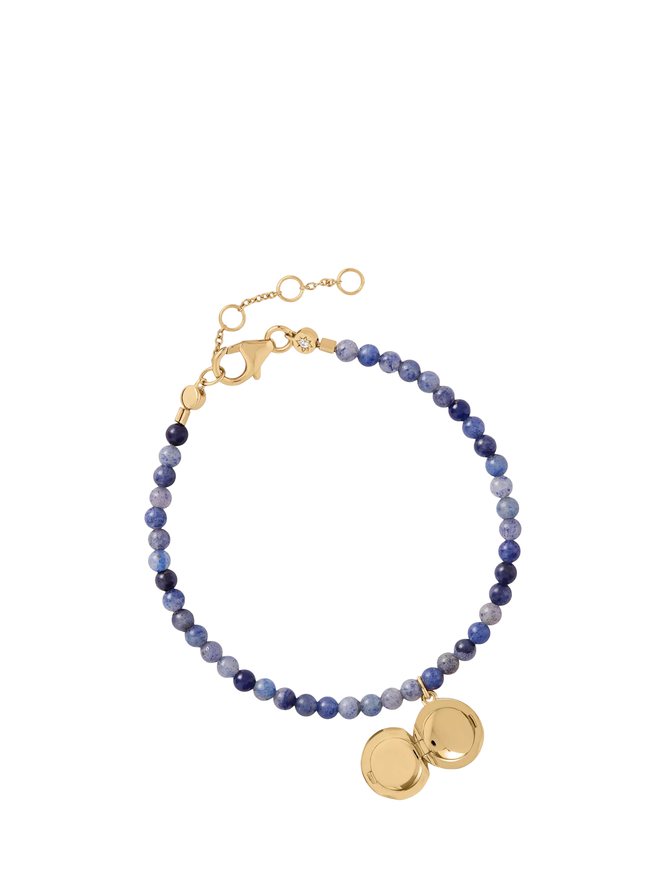 Astley Clarke blue aventurine locket bracelet - British product