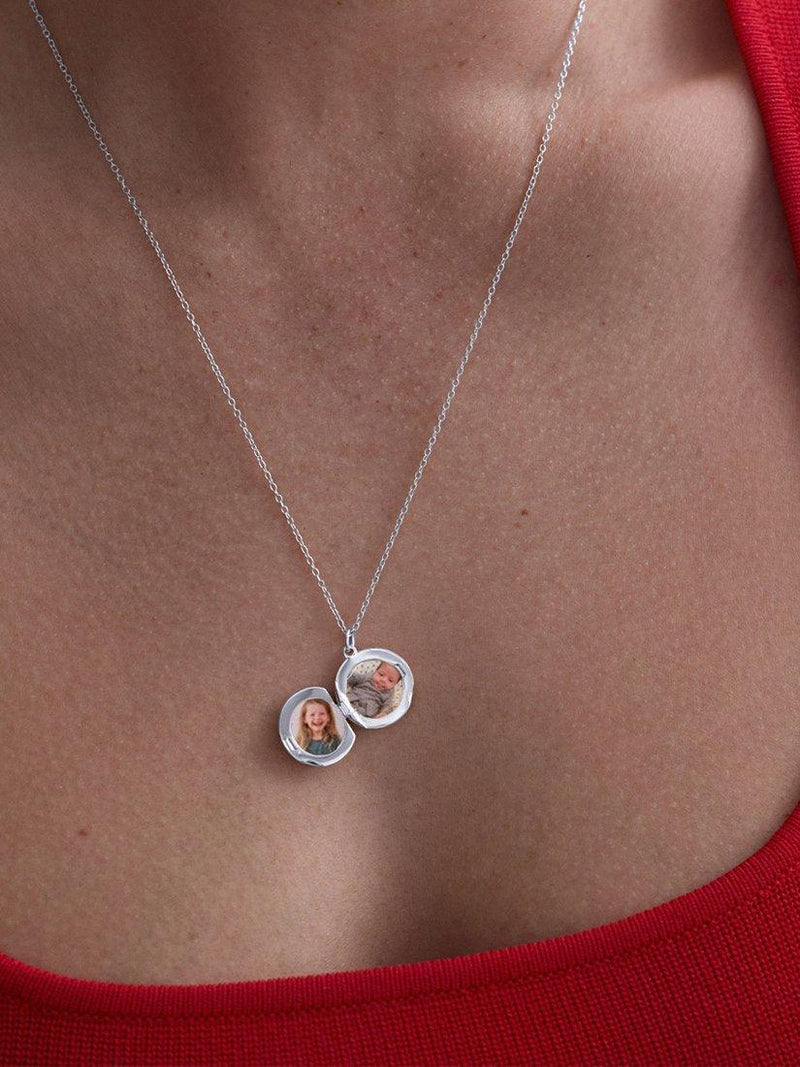 Astley Clarke Biography Midi locket necklace in sterling silver, UK version