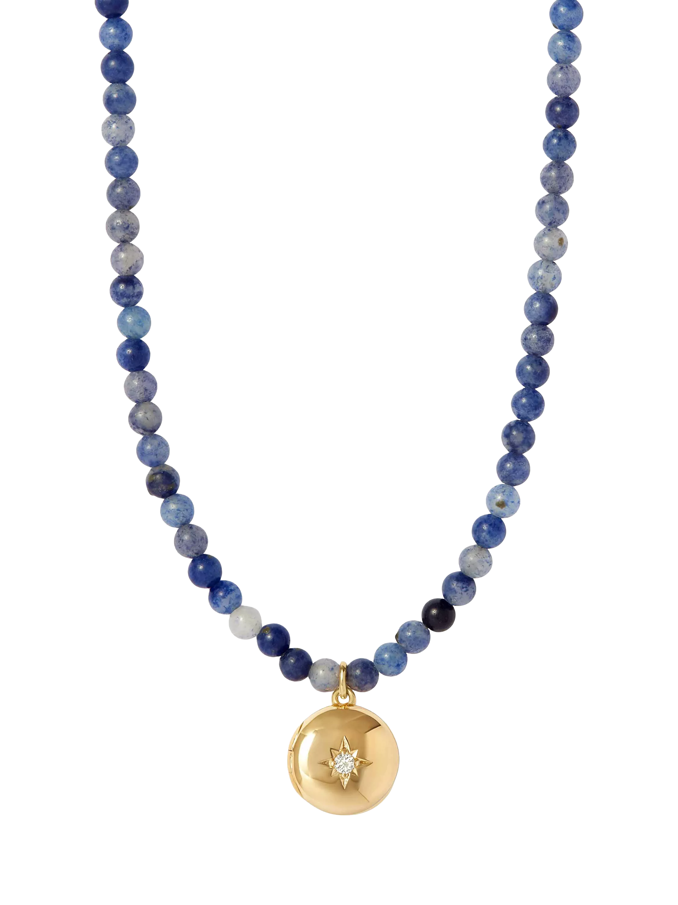 Astley Clarke blue aventurine mini locket necklace - British product