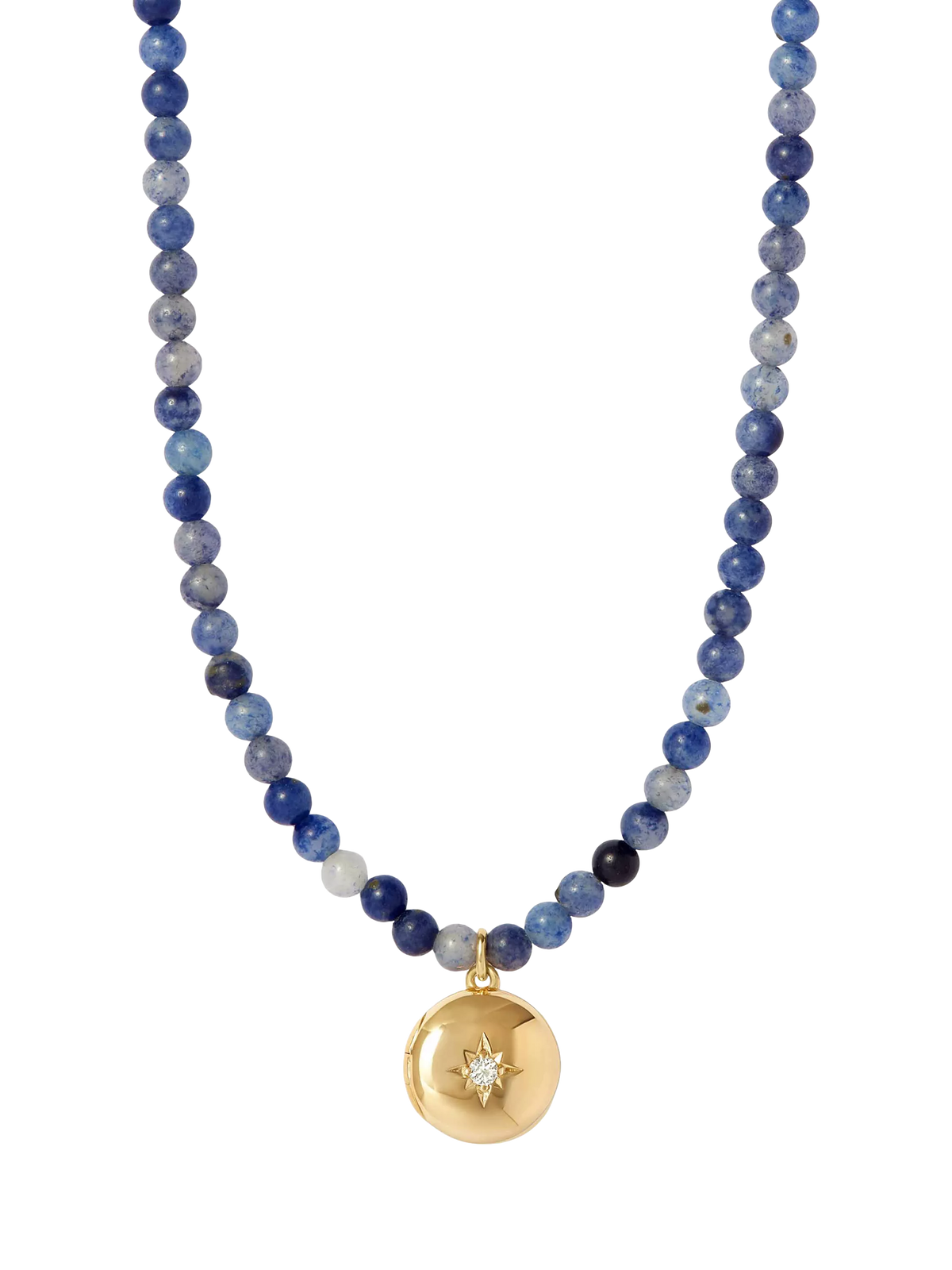Astley Clarke blue aventurine mini locket necklace - British product