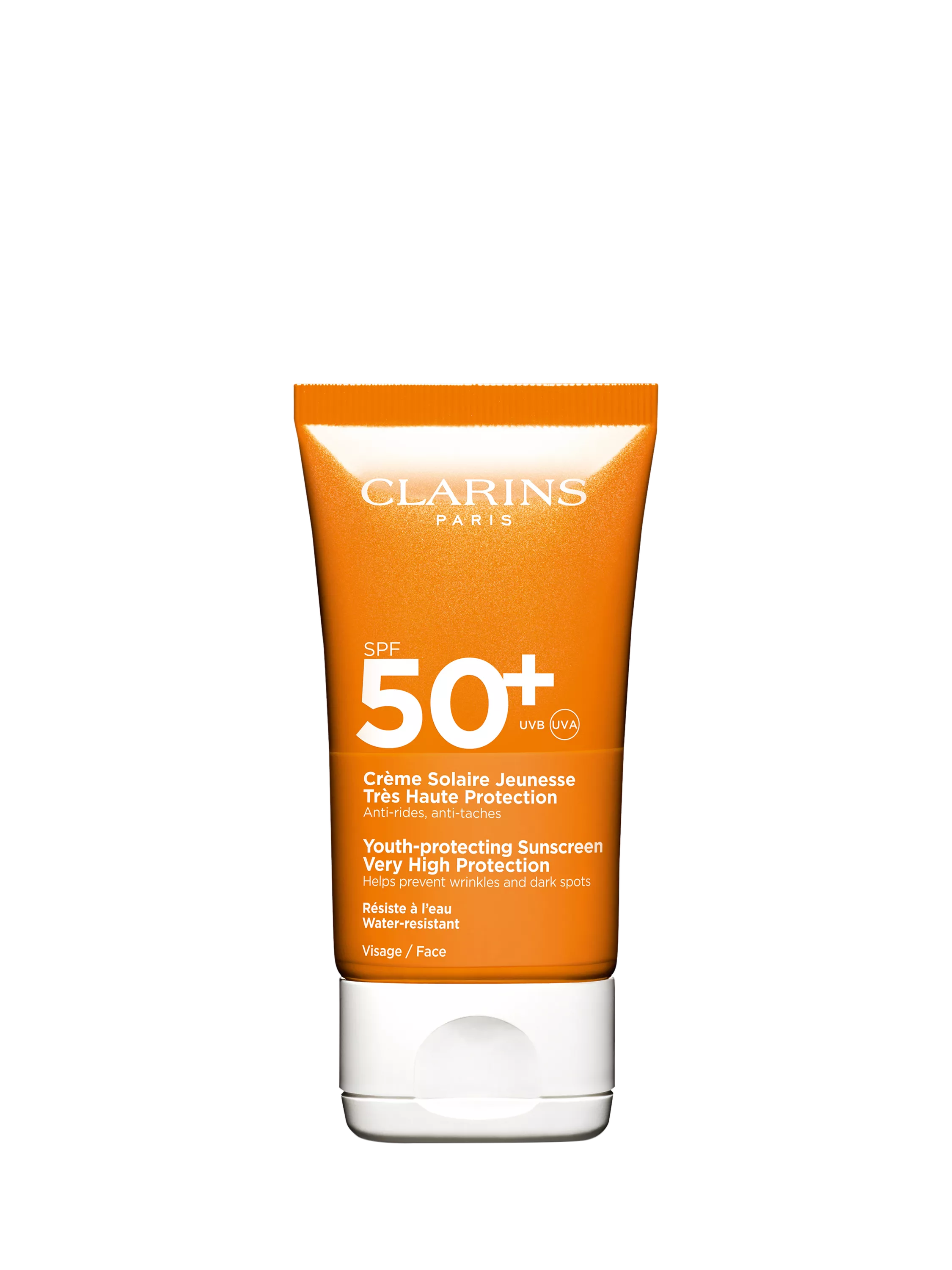 Clarins face sunscreen SPF 50+ 50ml, UK version