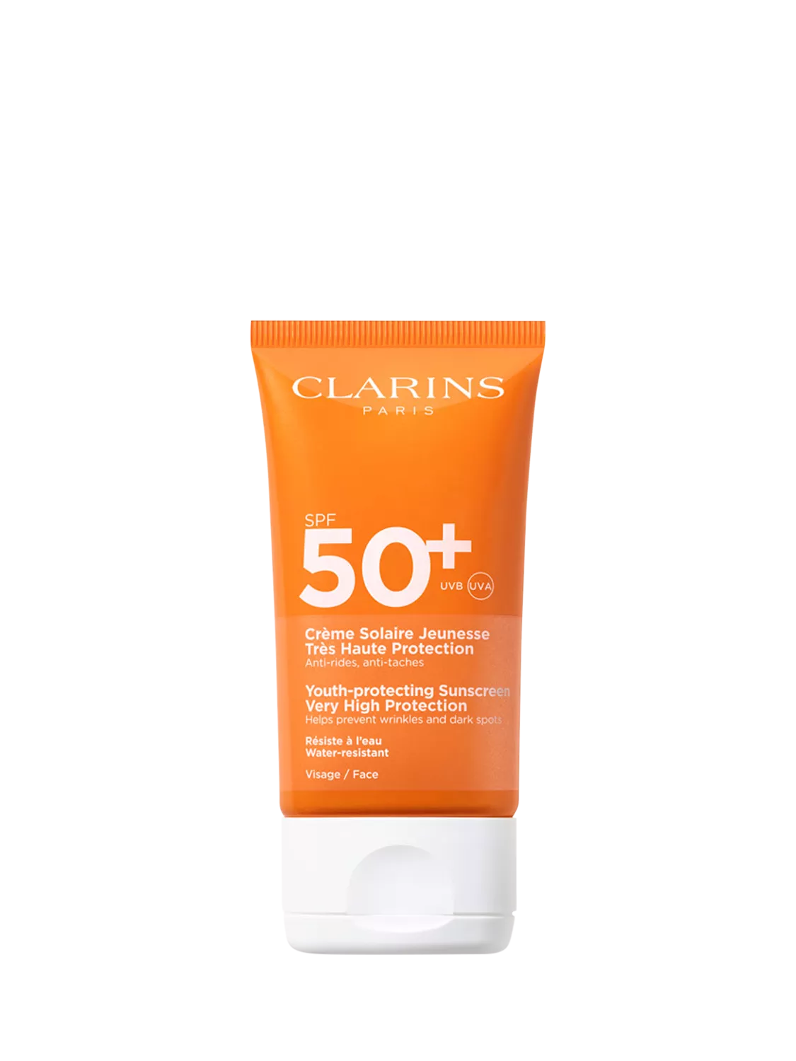 Clarins face sunscreen SPF 50+ 50ml, UK version