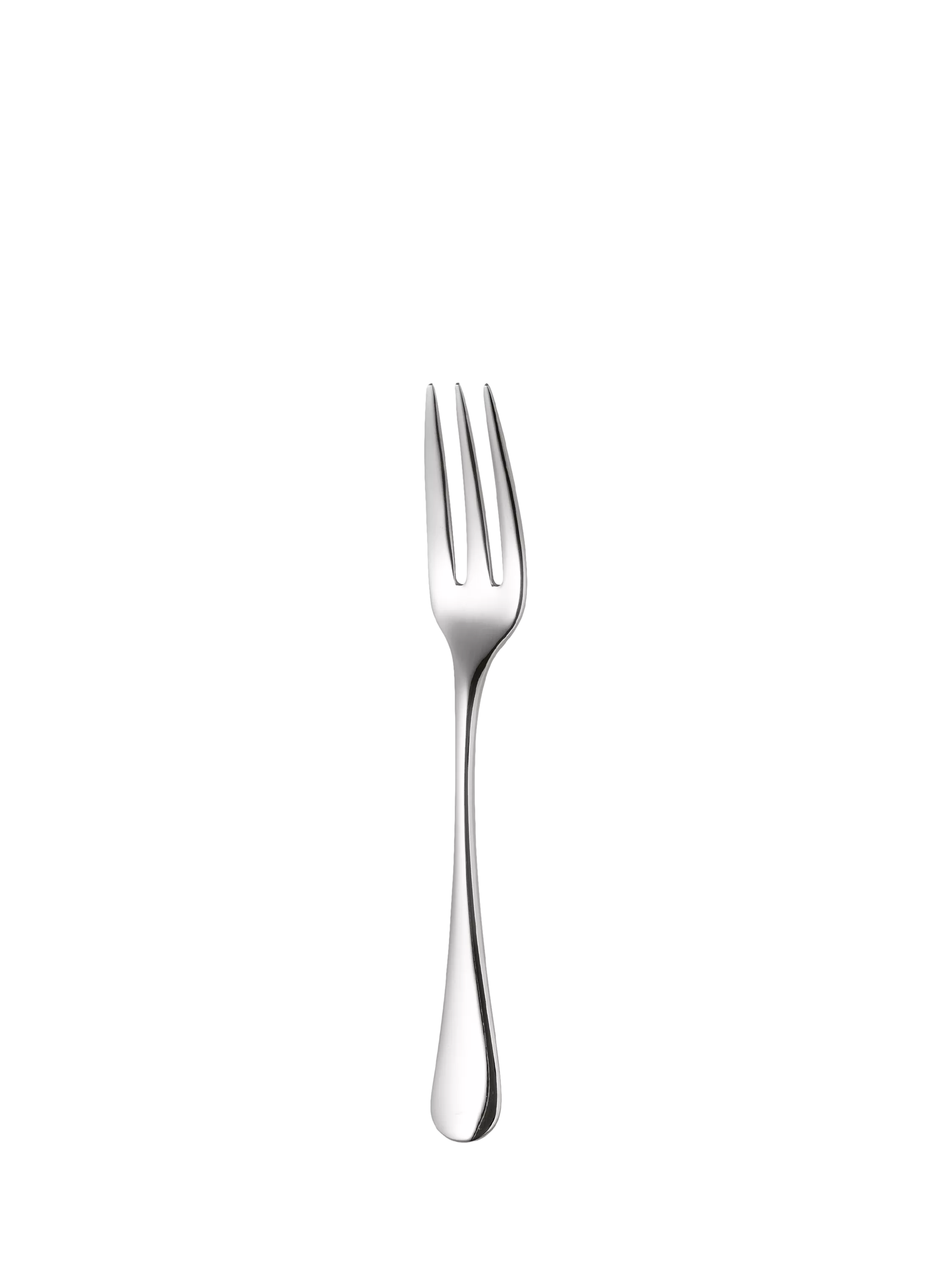Robert Welch Radford bright stainless steel pastry fork, UK version