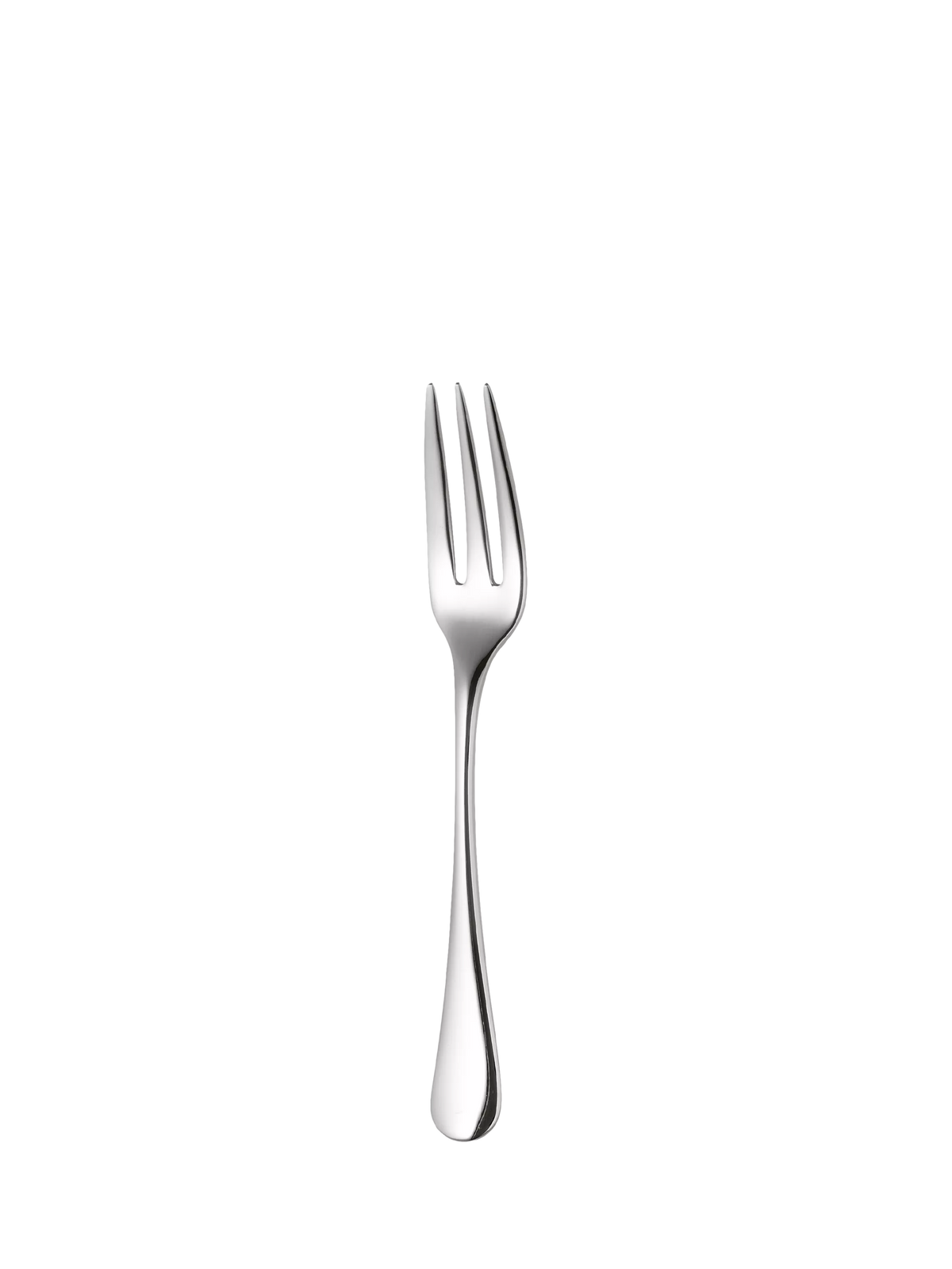 Robert Welch Radford bright stainless steel pastry fork, UK version