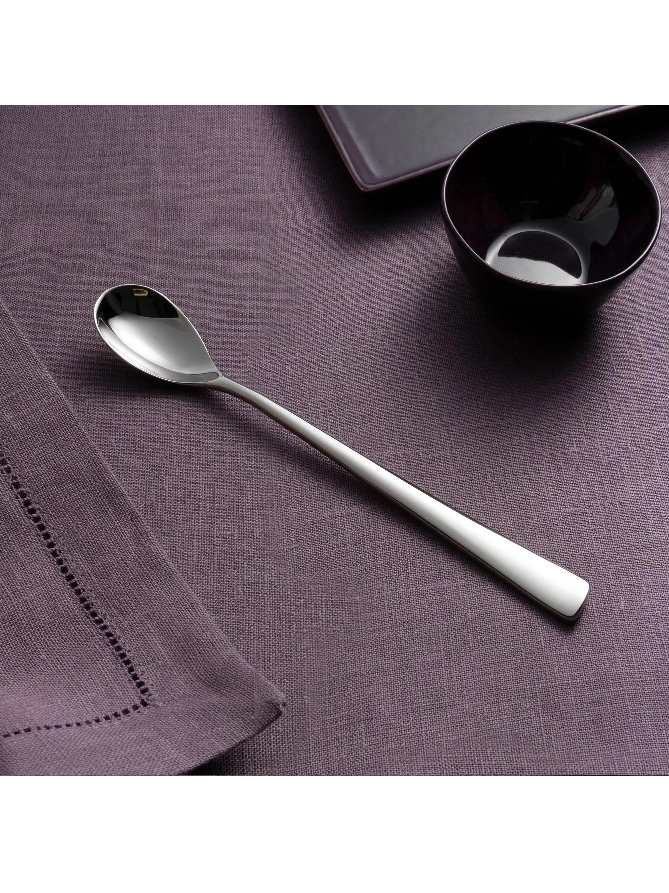 Robert Welch Malvern Bright latte spoon 20.6cm - British product