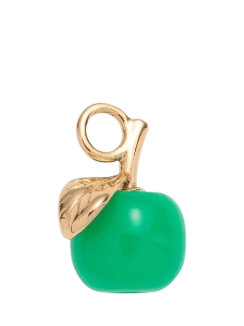 frkl. apple pendant charm in green and gold, UK version